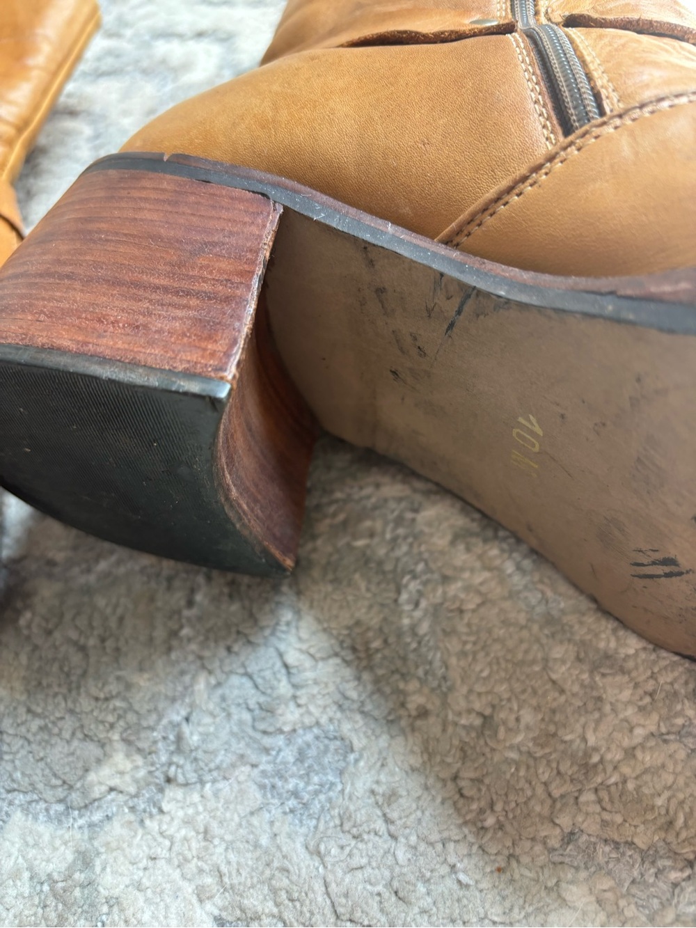Vintage Durango heeled boots 70s/y2k - Picture 7 of 9